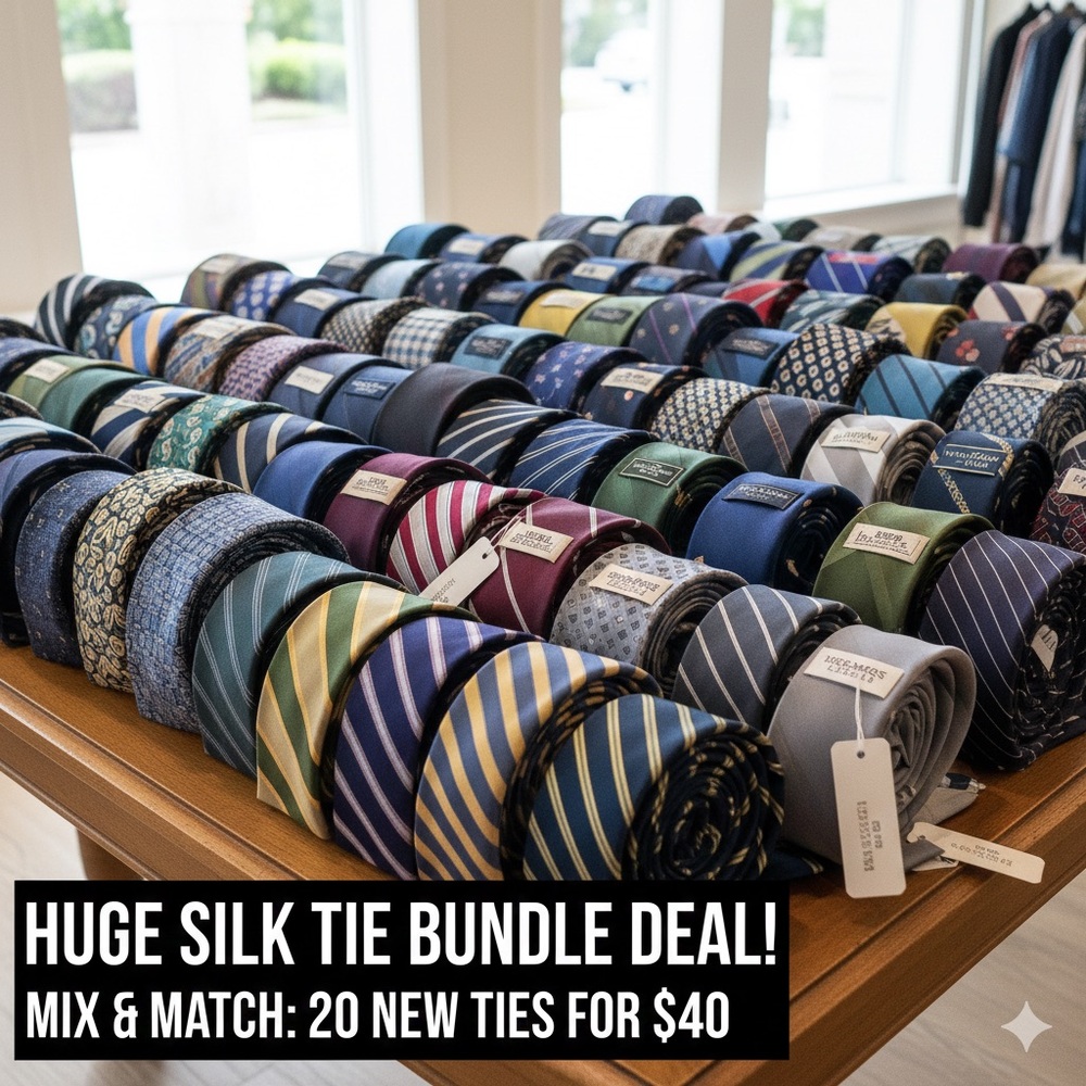 Silk Tie Bundle in Assorted Colors